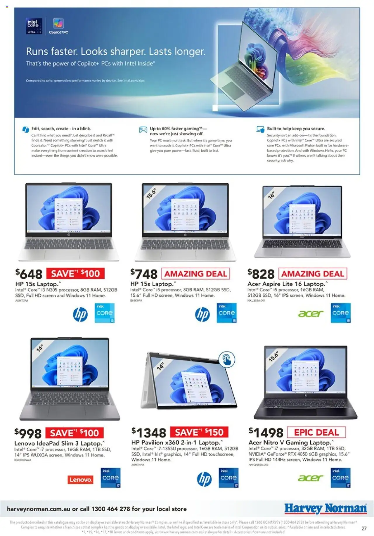 Harvey Norman catalogue - valid from 17.10.2025 | Page: 27 | Products: Accessories, Pc, Game, Screen