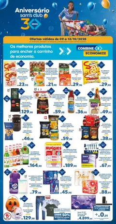Sam's Club - Ofertas Fim de semana - Pré-Visualização do folheto da loja Sam's Club, válido de 09.10.2025