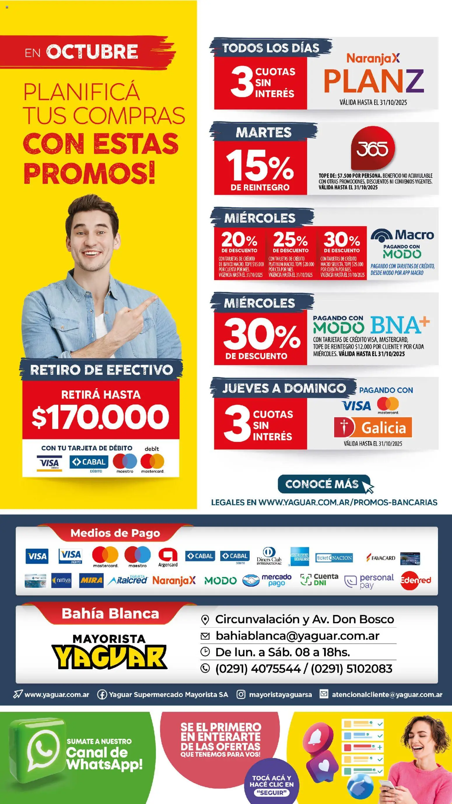 Yaguar - Bahía Blanca │ válido desde el 27.10.2025 | Página: 23 | Productos: Banco