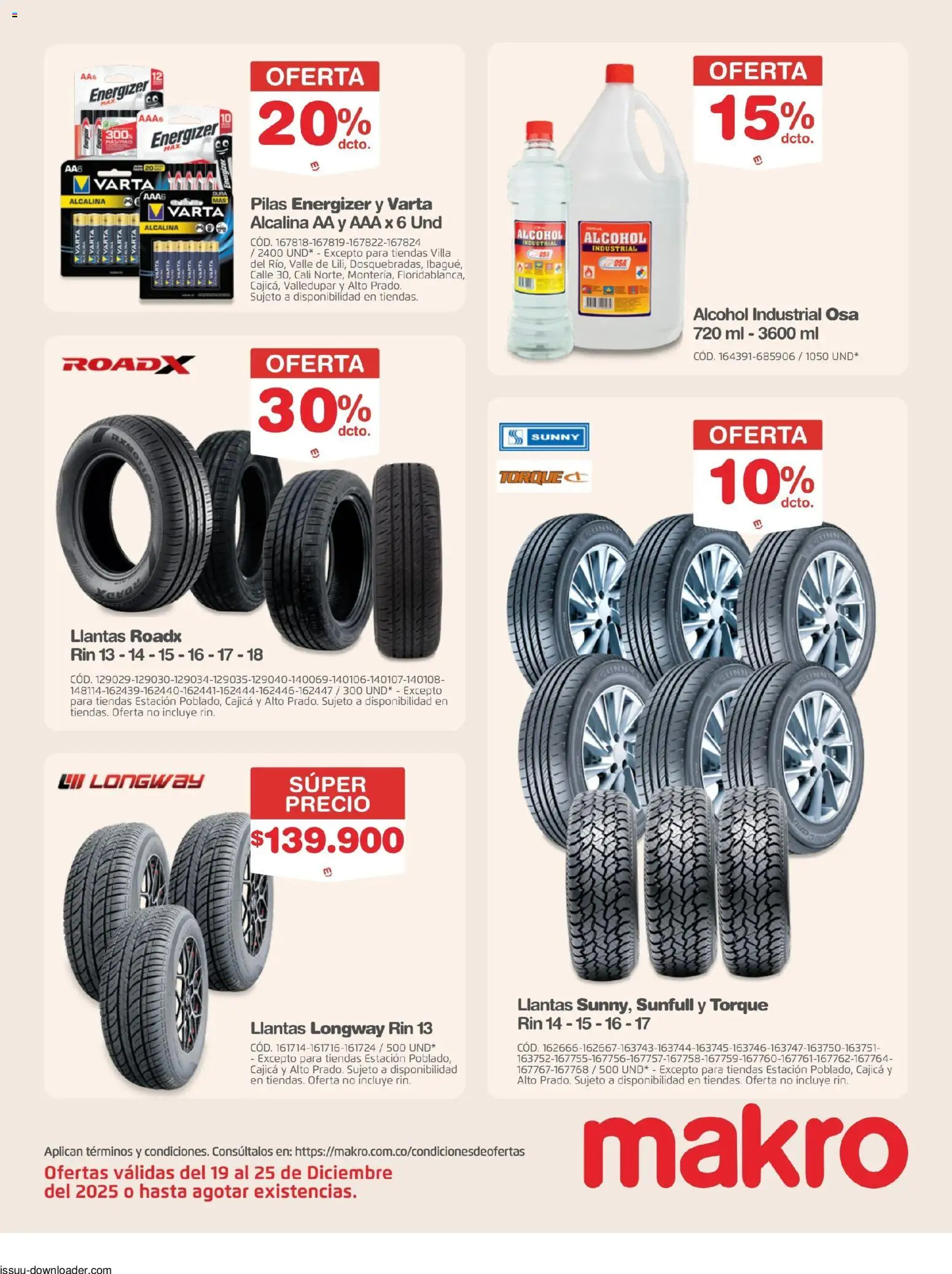 Makro revista - valida desde el 19.12.2025 | Página: 32 | Productos: Pilas, Tintura