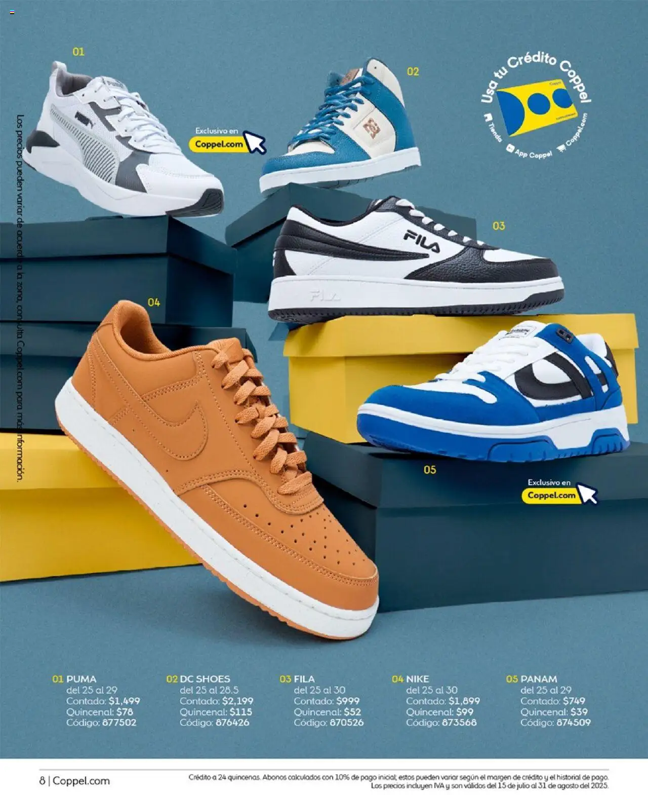 Nuevas ofertas de Coppel válidas en toda la República Mexicana desde el 01.07.2025. ¡Encuentra las mejores ofertas en Coppel catálogo Deportivo! | Página: 8