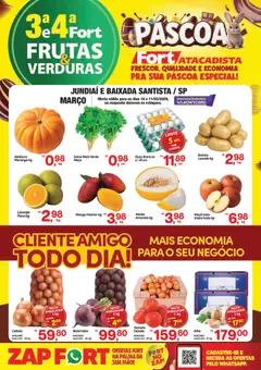 Fort Atacadista ofertas Frutas, Verduras - Pré-Visualização do folheto da loja Fort Atacadista, válido de 10.03.2026