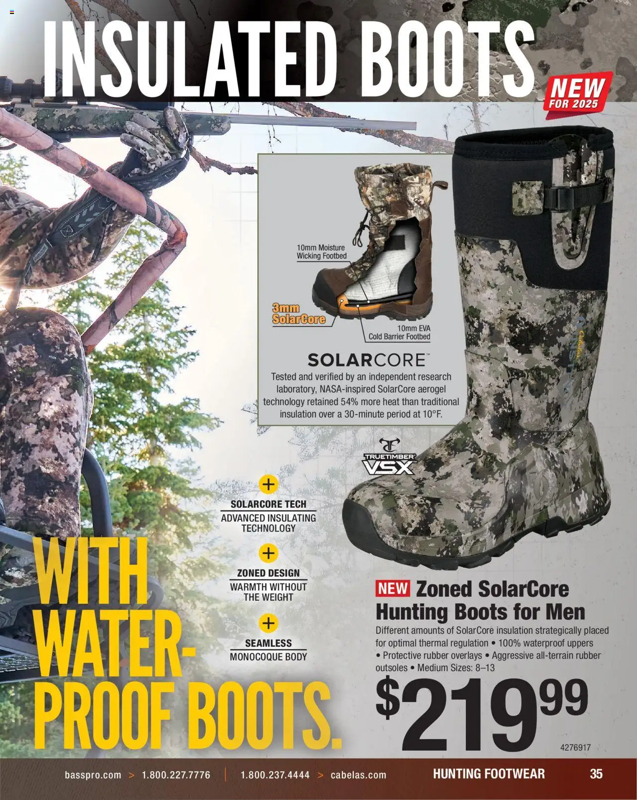 Cabela's Hunting Master 25 - valid from 11.08.2025 | Page: 35 | Products: Hunting Boots, Water, Boots, Weight