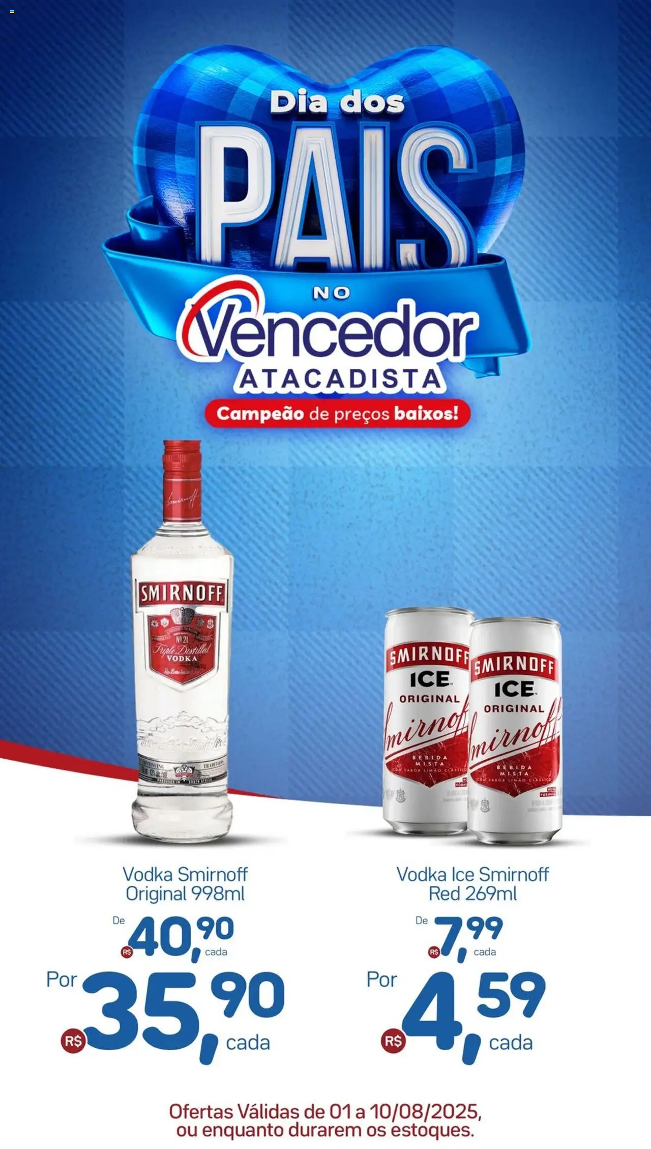 Vencedor Atacadista Folheto - válido de 01.08.2025 | Página: 2 | Produtos: Vodka, Bebida