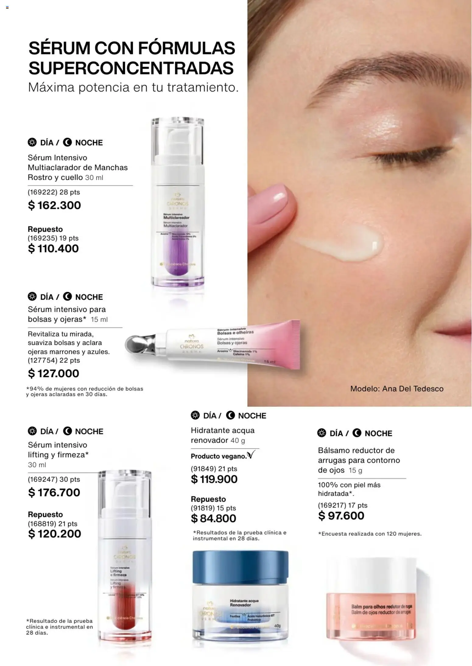 Natura revista - valida desde el 02.01.2026 | Página: 84 | Productos: Serum, Contorno, Contorno de ojos, Cuello