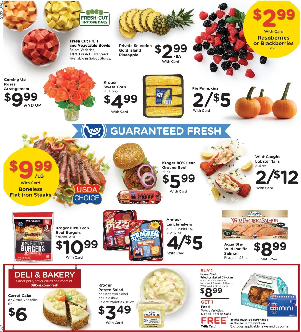 Dillons Weekly Ad - valid from 17.09.2025 | Page: 10 | Products: Bakery, Beef, Pineapple, Iron