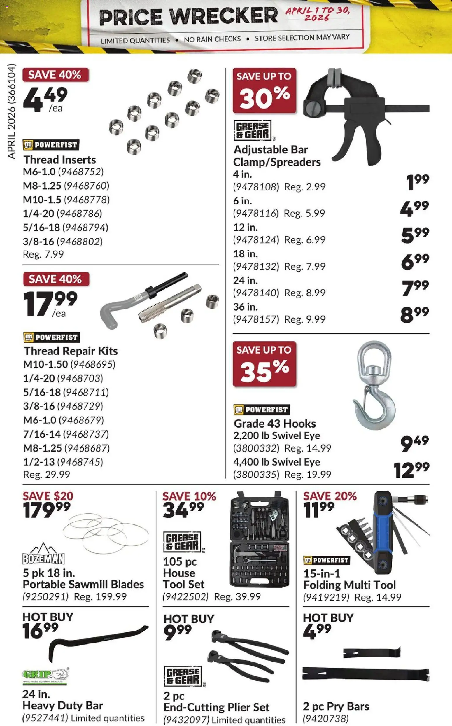 Princess Auto flyer valid from 01.04.2026 | Page: 25 | Products: PC