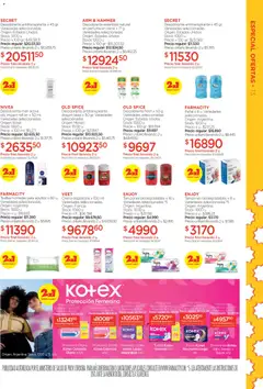 Vista previa Farmacity catálogo válido desde el 03.03.2026 | Página: 13 | Productos: Tampones, Toalla, Desodorante, Crema depilatoria