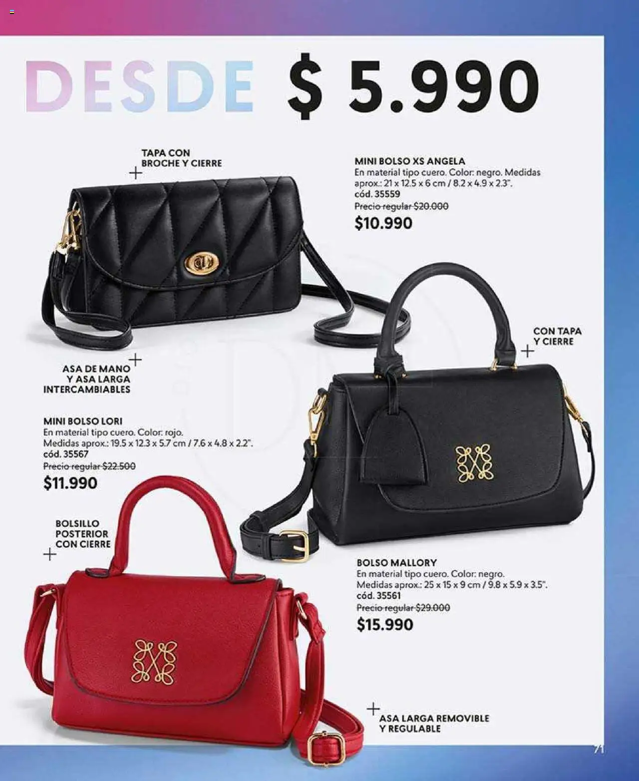 Catálogo CyZone Campaña 10 │ válido desde el 02.06.2025 | Página: 71 | Productos: Broche, Bolso