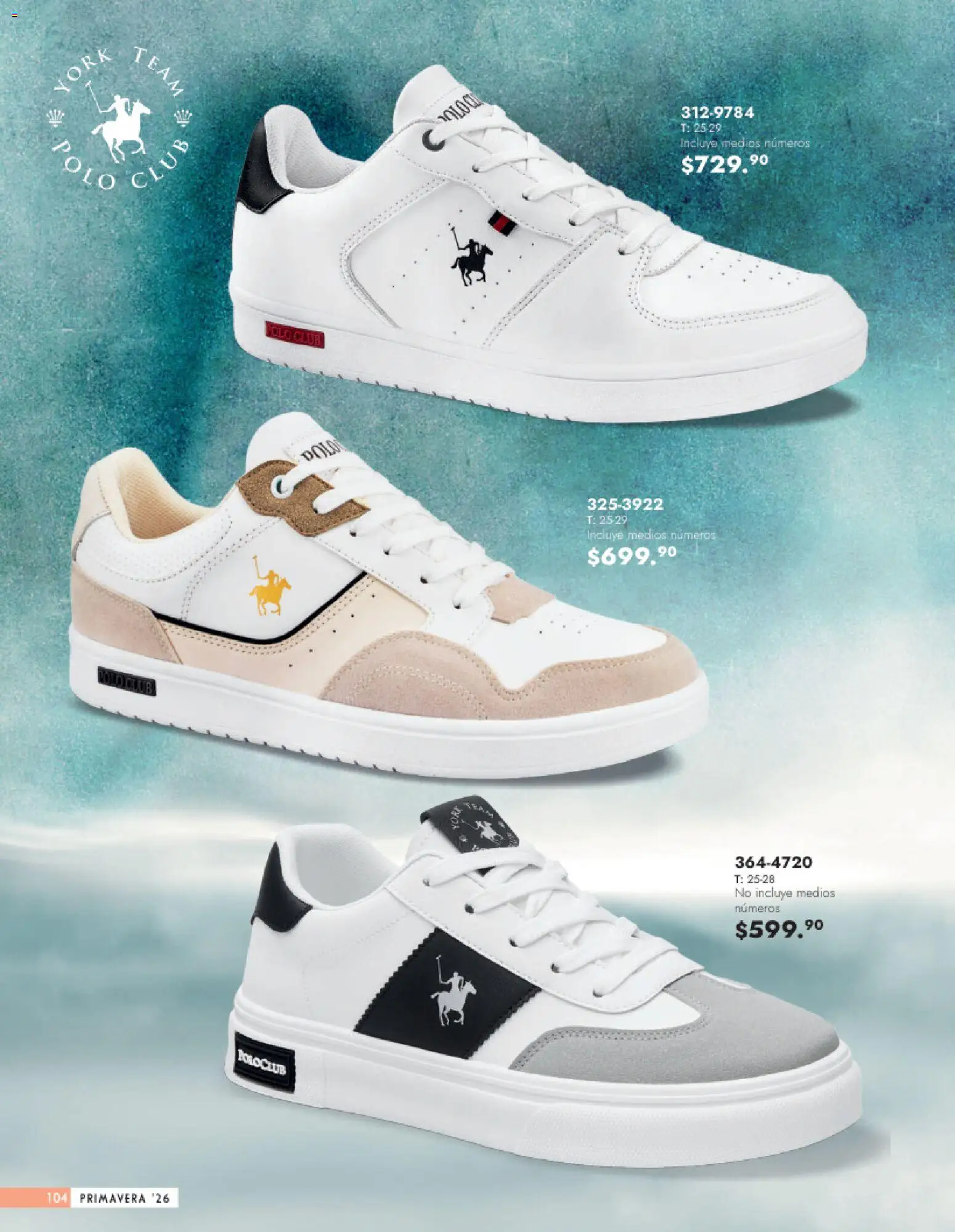 Nuevas ofertas de Andrea válidas en toda la República Mexicana desde el 25.01.2026. ¡Encuentra las mejores ofertas en Andrea catálogo Calzado Caballero! | Página: 104