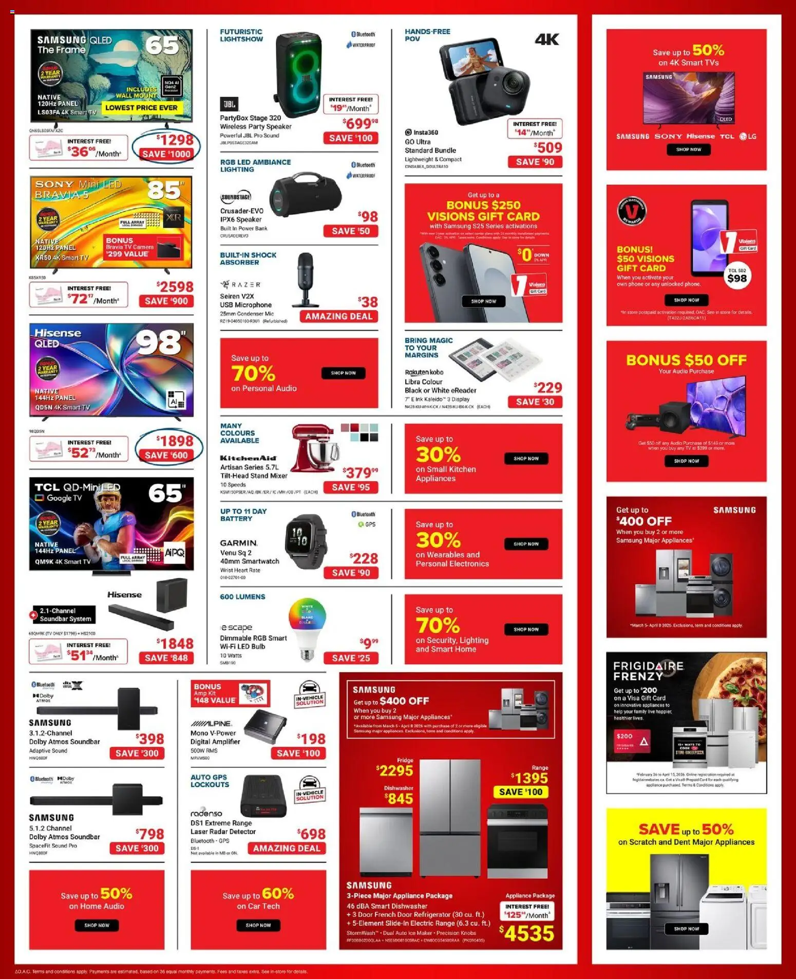 Visions flyer valid from 20.03.2026 | Page: 2 | Products: Phone, Audio, Dishwasher, Mixer