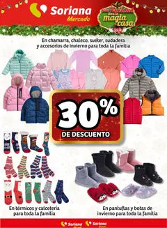 Vista previa de Soriana - Fin de Semana Mercado: Coah, Chih y Dur, nuevo folleto de la tienda, válido en México a partir del 04.12.2025 | Página: 10 | Productos: Botas, Pantuflas, Sudadera