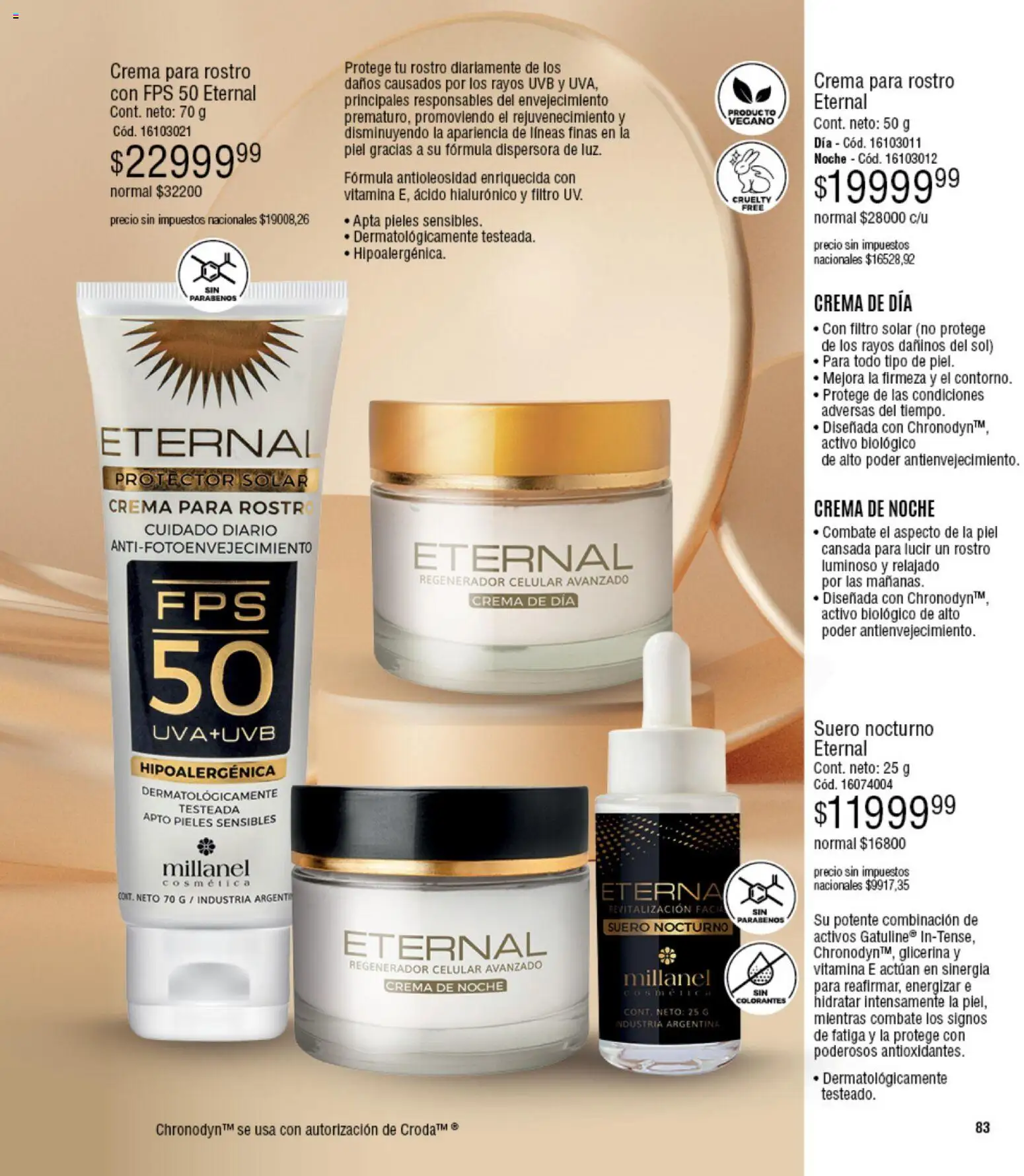 Millanel - Catálogo │ válido desde el 10.11.2025 | Página: 85 | Productos: Protector solar, Crema