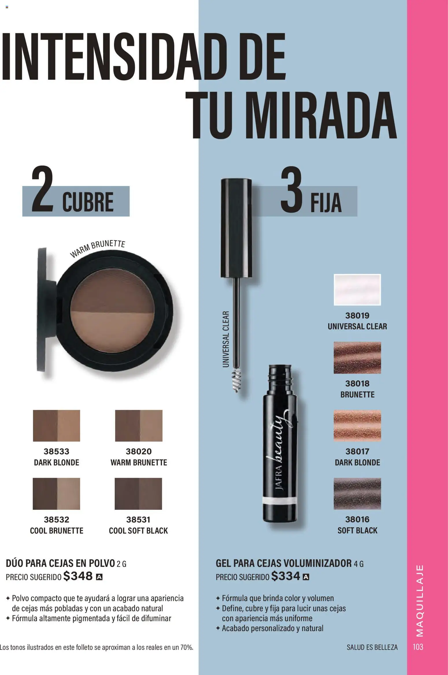 Nuevas ofertas de JAFRA válidas en toda la República Mexicana desde el 01.02.2026. ¡Encuentra las mejores ofertas en JAFRA catálogo Organizador de Ventas! | Página: 101 | Productos: Polvo compacto, Té, Maquillaje, Polvo