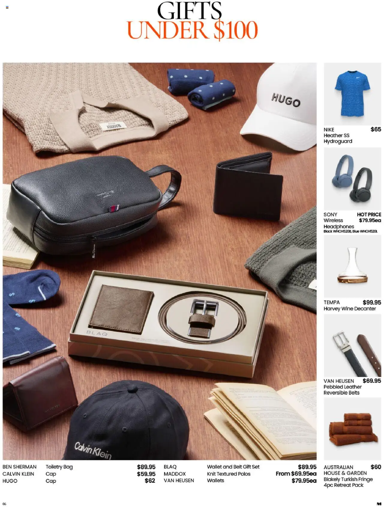 Myer catalogue - valid from 18.08.2025 | Page: 6 | Products: Wallet, Belt, Headphones, Bag