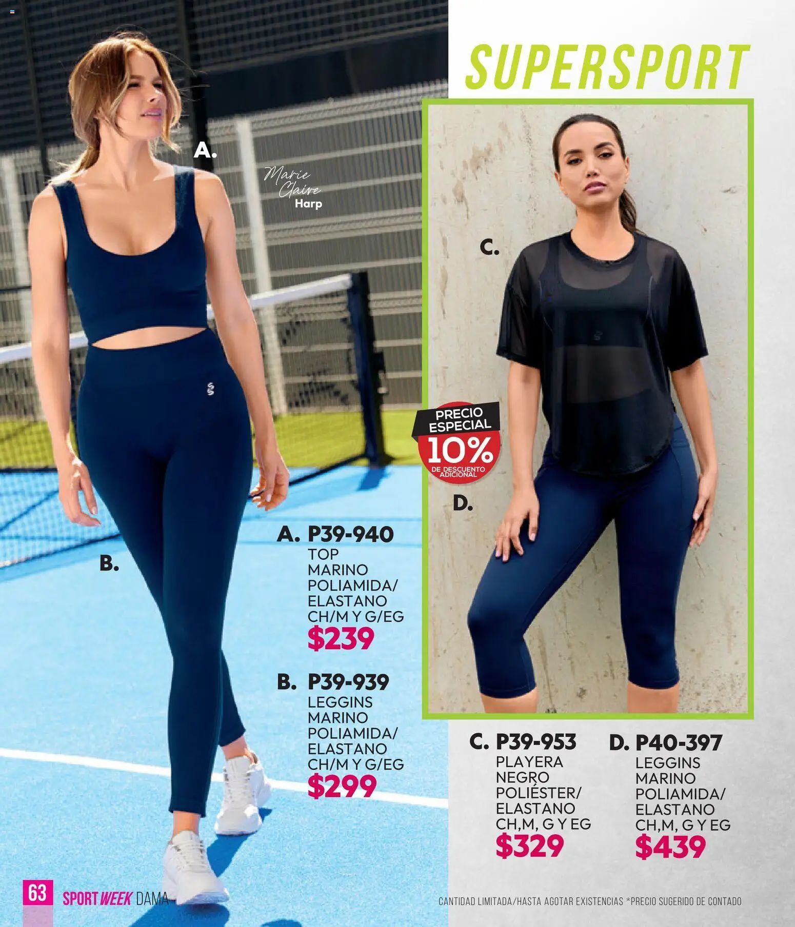 Nuevas ofertas de Cklass válidas en toda la República Mexicana desde el 28.04.2026. ¡Encuentra las mejores ofertas en Cklass catálogo Sportweek! | Página: 64 | Productos: Playera