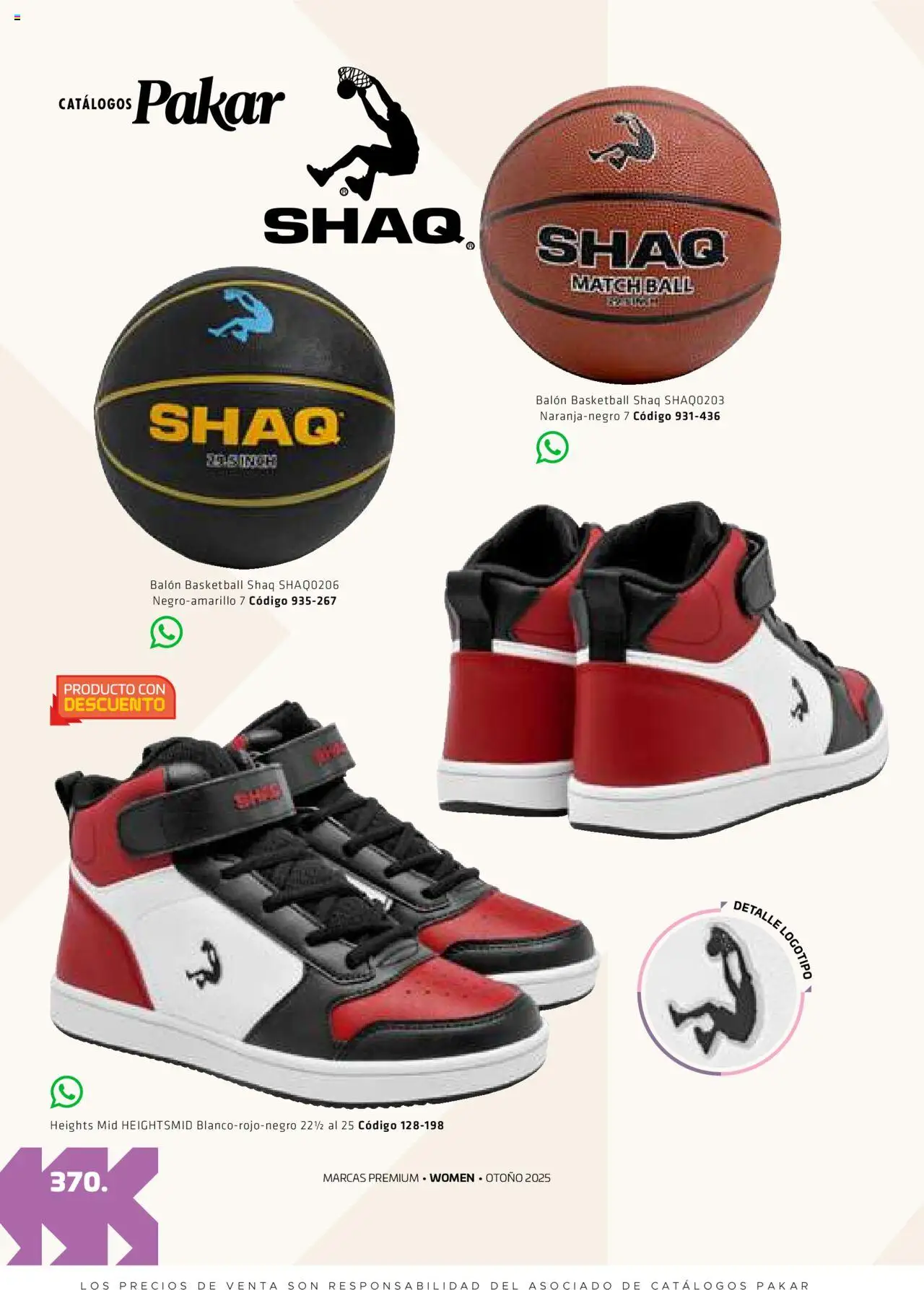 Nuevas ofertas de SC Pakar válidas en toda la República Mexicana desde el 29.08.2025. ¡Encuentra las mejores ofertas en SC Pakar - Catálogo Otoño Women! | Página: 370