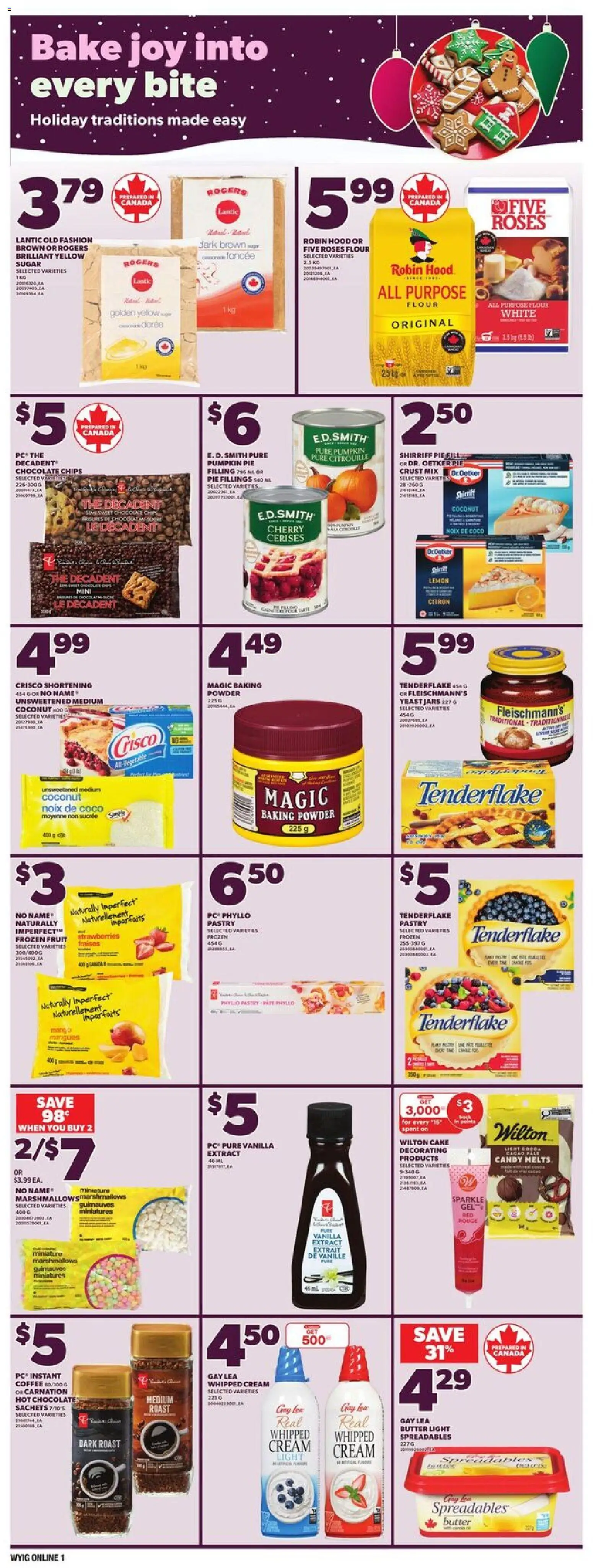 Loblaws flyer valid from 11.12.2025 | Page: 8 | Products: PC, Powder, Butter, Coffee