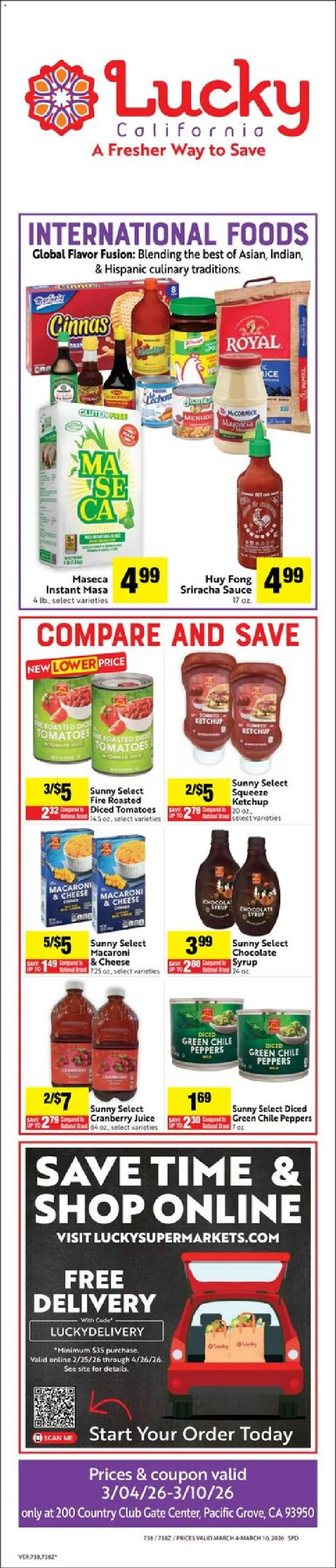 Lucky Supermarkets Weekly - CA - valid from 04.03.2026 | Page: 7 | Products: Fusion, Chocolate, Rice, Ketchup