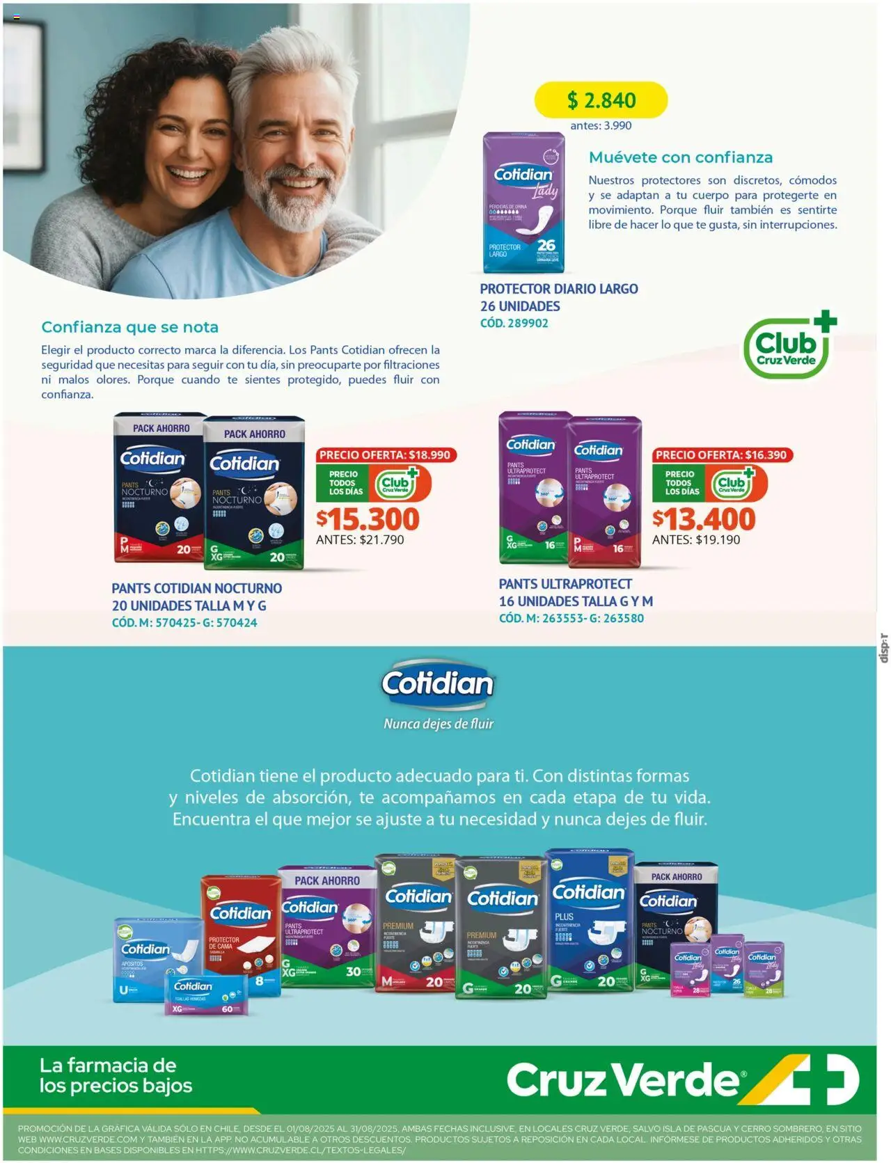 Cruz Verde Descuentos │ válido desde el 01.08.2025 | Página: 16 | Productos: Cama, Toallas, Té