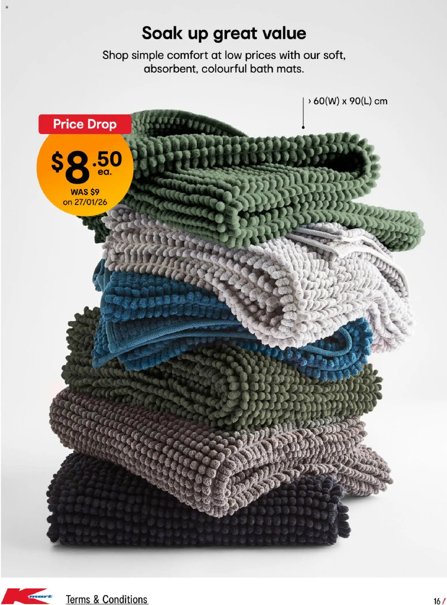 Kmart catalogue - valid from 05.02.2026 | Page: 16 | Products: Bath