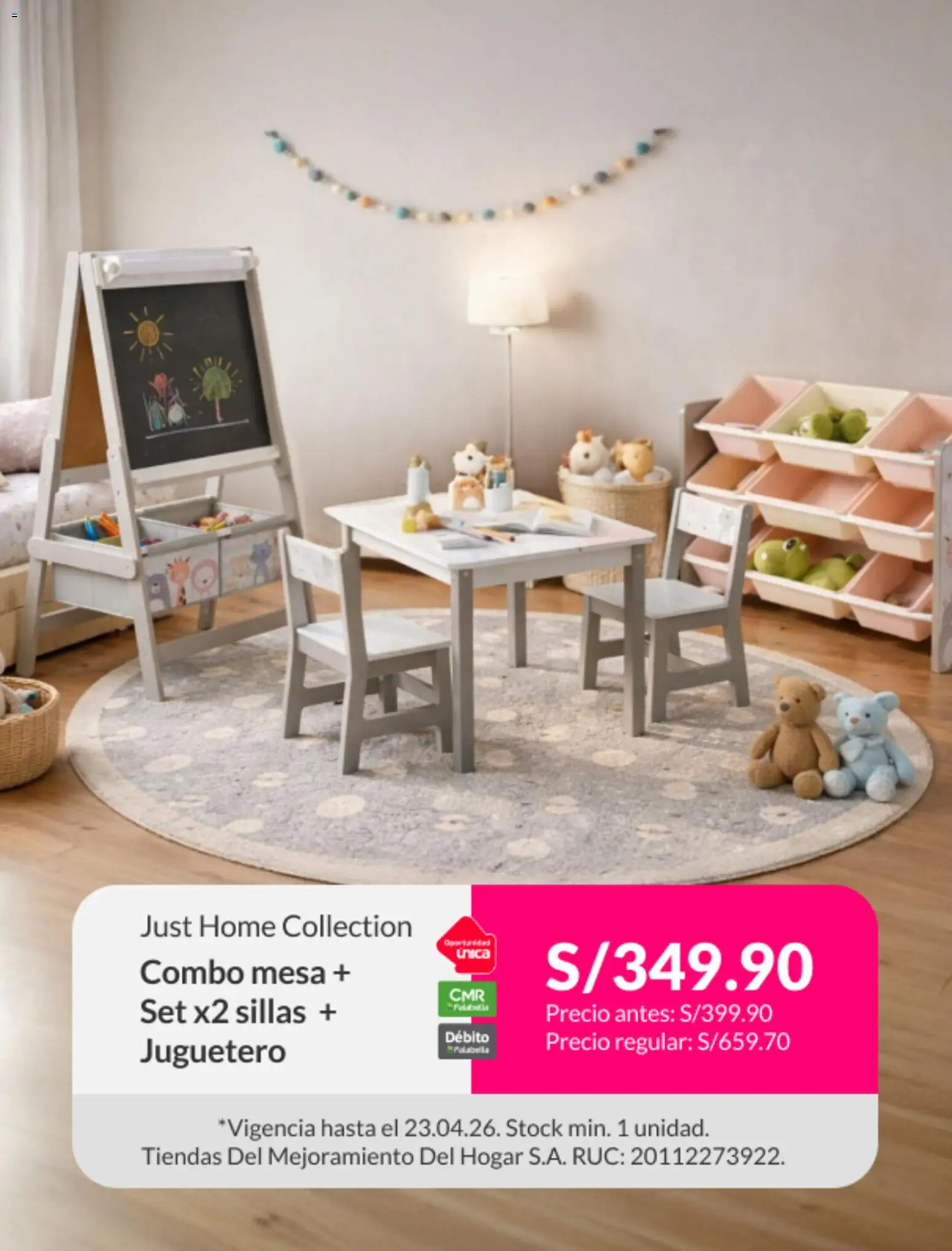 Catálogo Sodimac válido desde 20.04.2026 | Página: 4 | Productos: Mesa