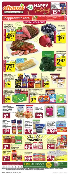 Preview of Shaw's weekly ads valid from 28.11.2025