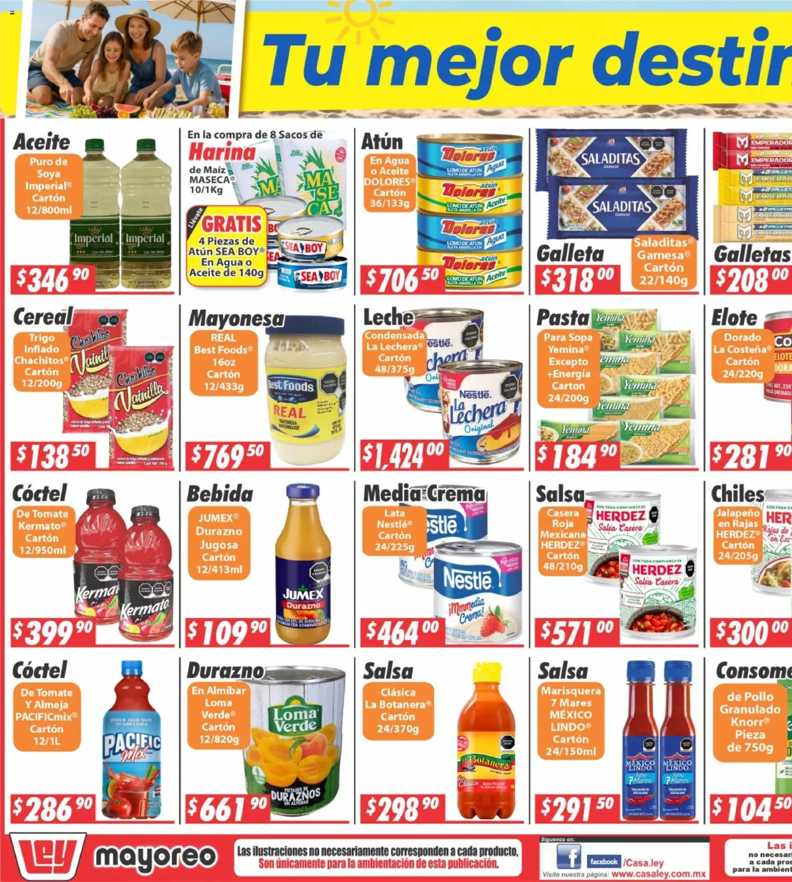 Nuevas ofertas de Casa Ley válidas en toda la República Mexicana desde el 06.04.2026. ¡Encuentra las mejores ofertas en Casa Ley folleto Nogales! | Página: 3 | Productos: Pollo, Maíz, Sopa, Leche