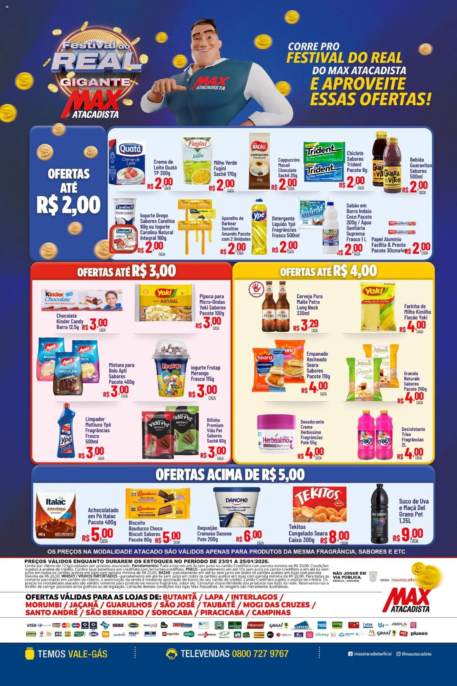 Max Atacadista Folheto - válido de 23.01.2026 | Página: 2 | Produtos: Pó, Microondas, Creme, Bebida