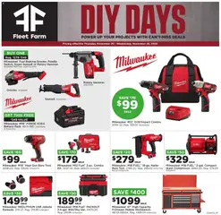 Preview of Mills Fleet Farm weekly ads valid from 20.11.2025