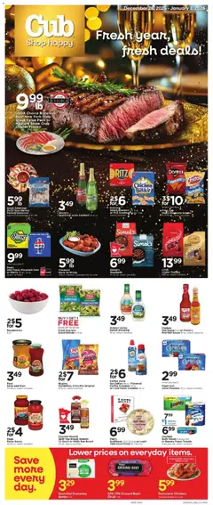 Preview of Cub Foods weekly ads valid from 28.12.2025