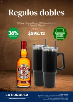 Vista previa de La Europea - Catálogo Regalos Dobles, nuevo folleto de la tienda, válido en México a partir del 30.07.2025