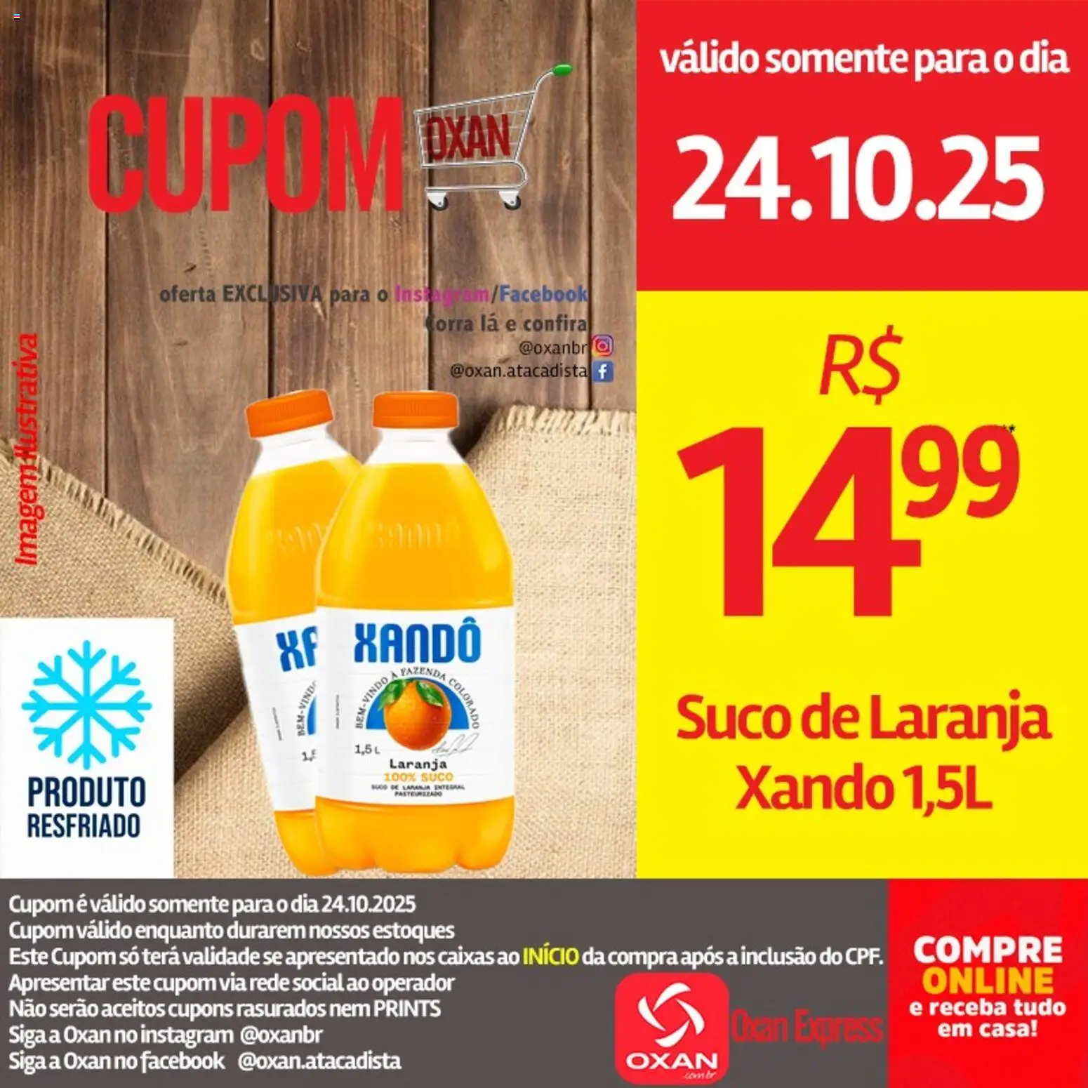Oxan Atacadista Folheto - válido de 24.10.2025 | Página: 10 | Produtos: Suco
