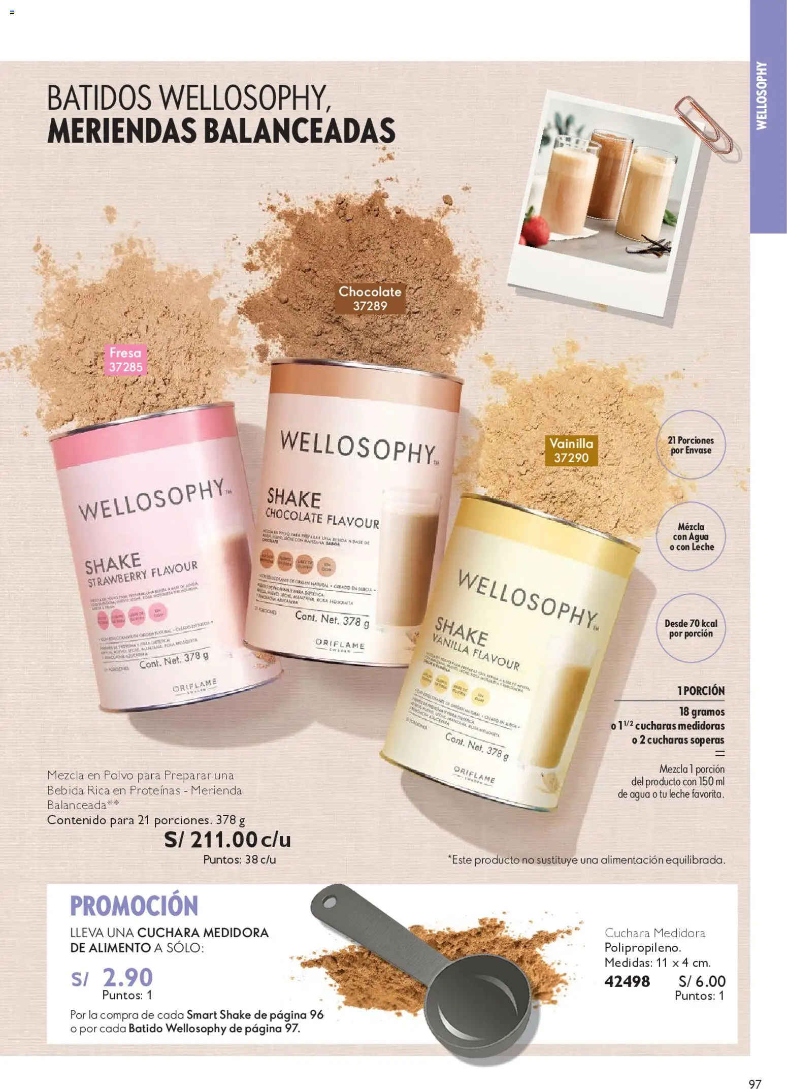 Catálogo Oriflame válido desde 18.04.2026 | Página: 97 | Productos: Leche, Chocolate, Polvo