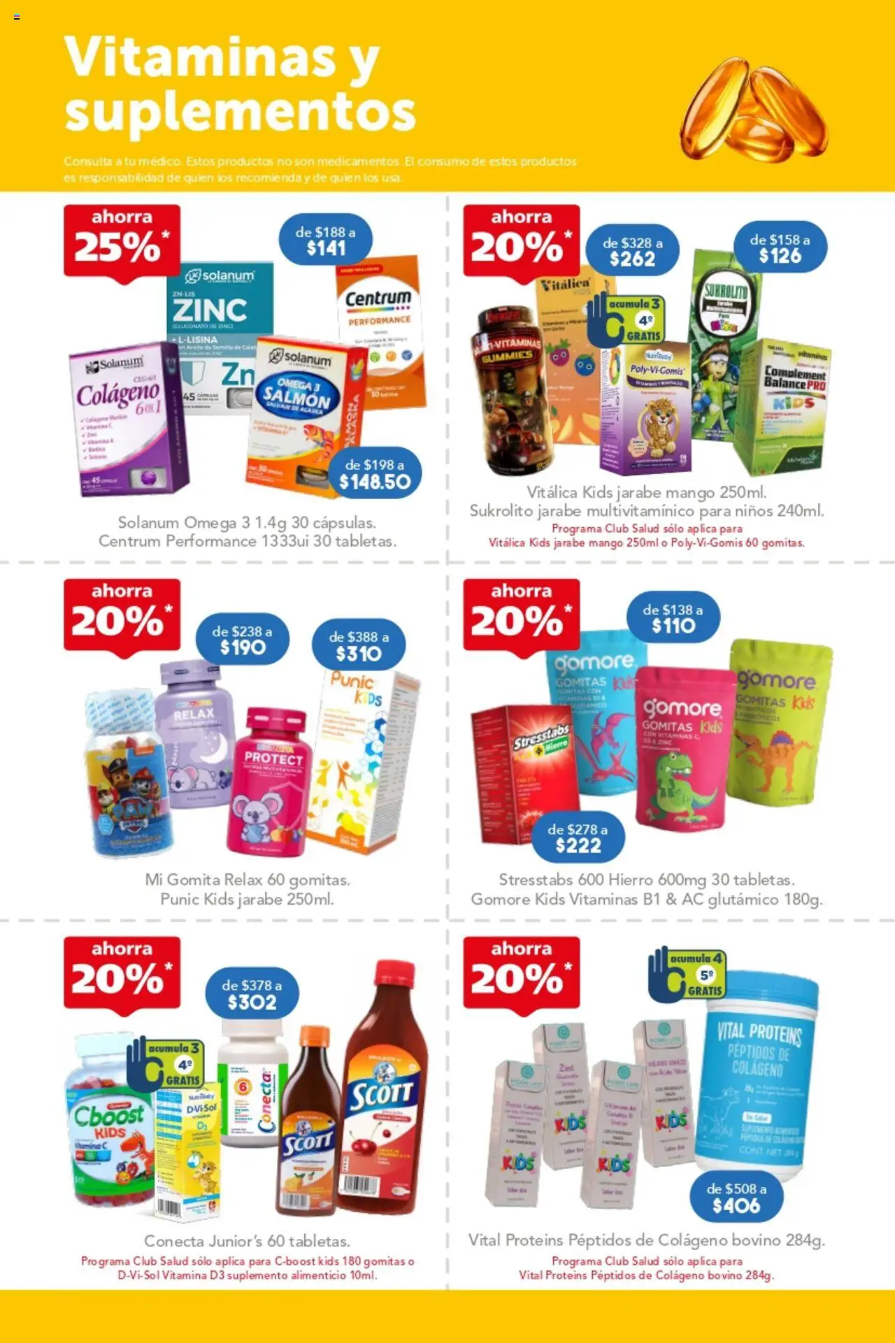 Nuevas ofertas de Farmacia San Pablo válidas en toda la República Mexicana desde el 24.08.2025. ¡Encuentra las mejores ofertas en Farmacia San Pablo catálogo! | Página: 2 | Productos: Mango, Aceite, Vitaminas, Gomitas
