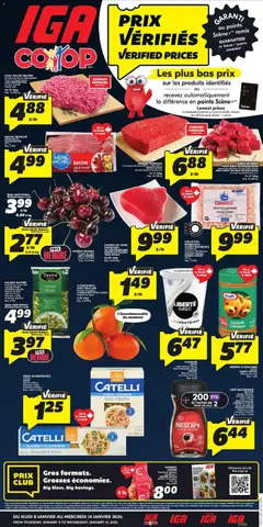 Preview of IGA weekly flyer / circulaire from shop IGA valid from 08.01.2026
