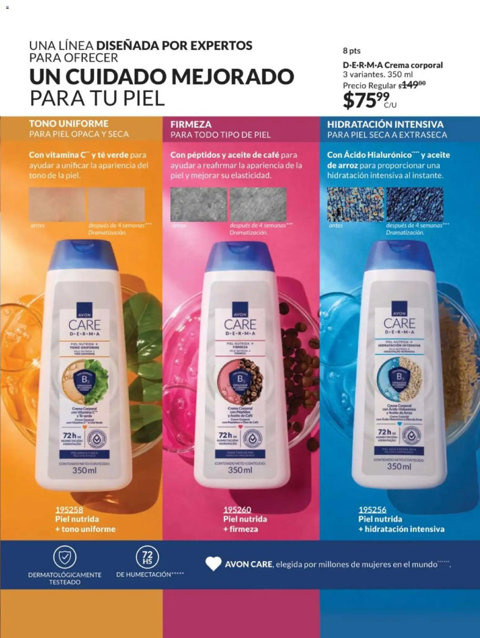 Nuevas ofertas de AVON válidas en toda la República Mexicana desde el 07.11.2025. ¡Encuentra las mejores ofertas en AVON campaña 17 2025! | Página: 199 | Productos: Crema, Café, Body, Crema corporal