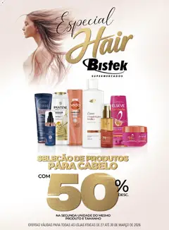 Bistek Supermercados ofertas Produtos para Cabelo - Pré-Visualização do folheto da loja Bistek Supermercados, válido de 27.03.2026