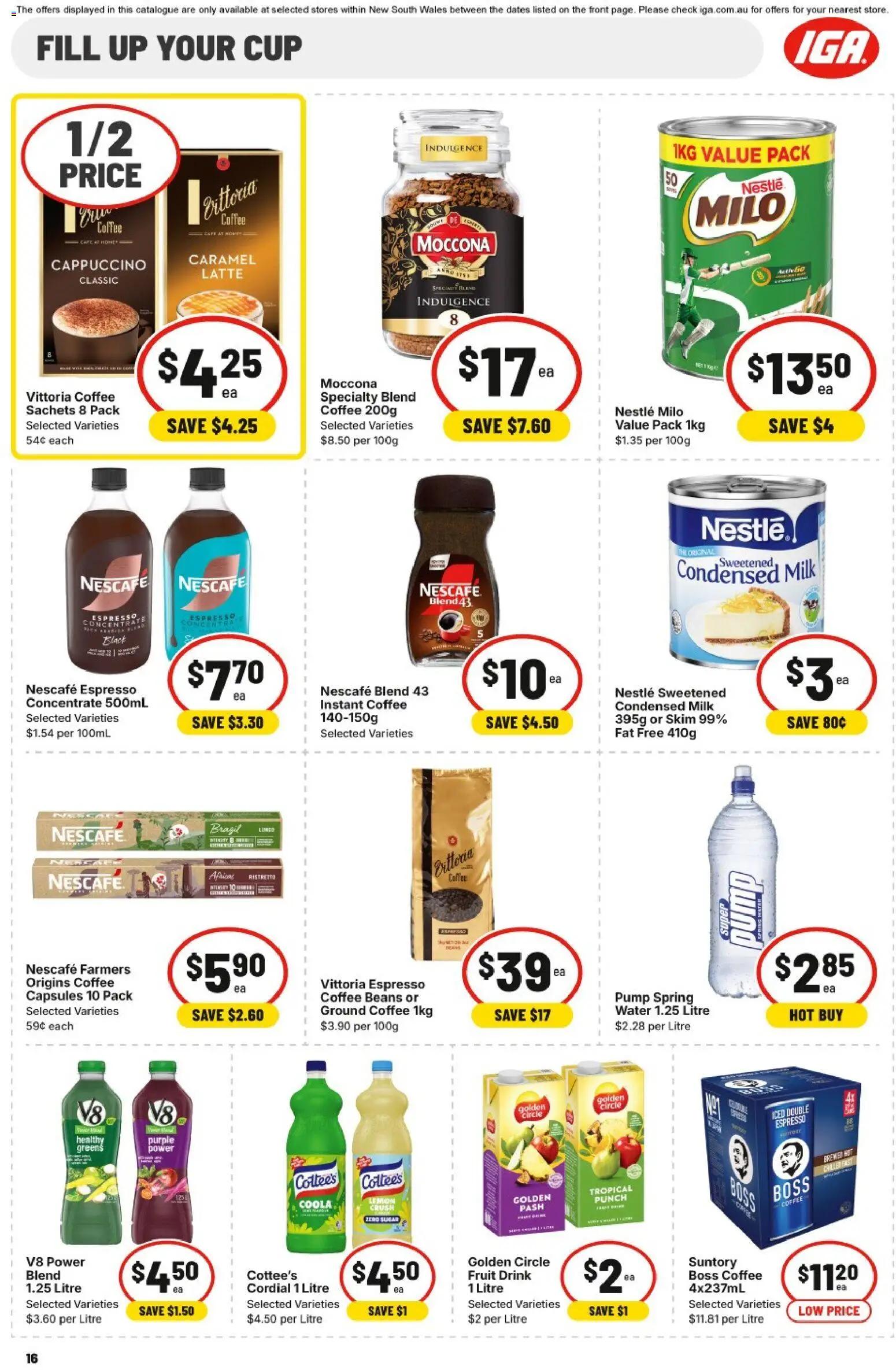 IGA catalogue - valid from 24.12.2025 | Page: 19 | Products: Sugar, Lemon, Greens, Nescafe