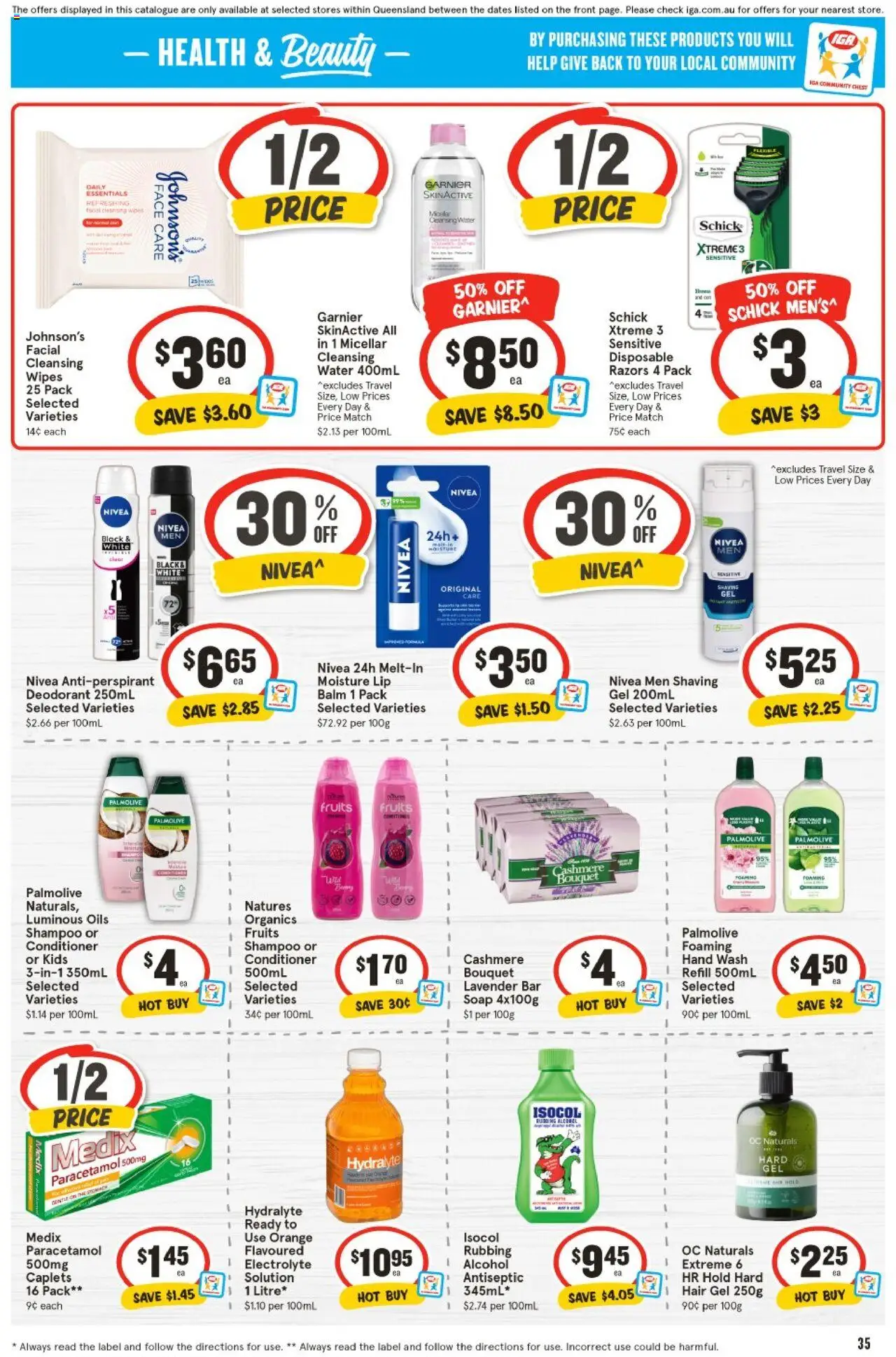 IGA catalogue - valid from 18.06.2025 | Page: 36 | Products: Conditioner, Fruits, Razors, Hand wash