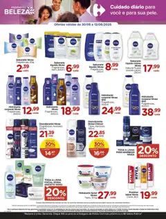 Carrefour Folheto - válido de 30.05.2025 | Página: 2 | Produtos: Tônico, Leite, Sabonete, Sabonete líquido