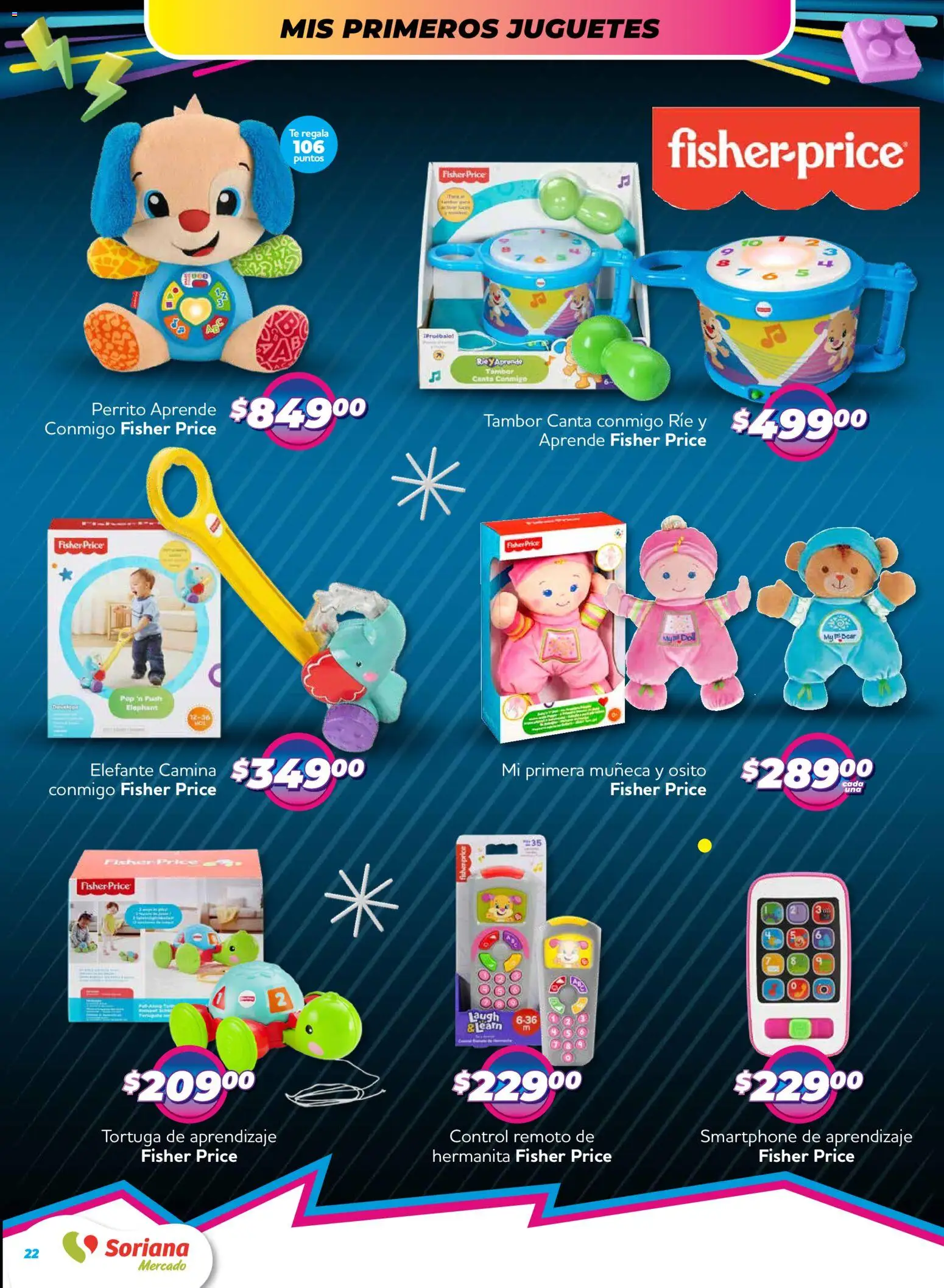 Nuevas ofertas de Soriana válidas en toda la República Mexicana desde el 27.11.2025. ¡Encuentra las mejores ofertas en Soriana - Reino de los Juguetes Mercado Nacional! | Página: 22