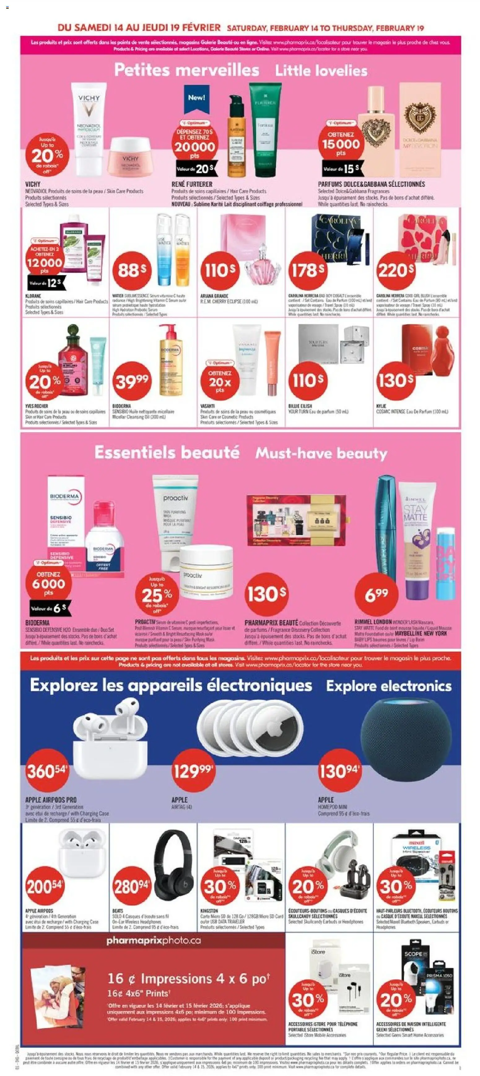 Pharmaprix flyer valid from 13.02.2026 | Page: 13 | Products: Headphones, Case, Blush, Mascara