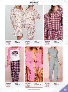 Vista previa de Andrea catálogo Outlet, nuevo folleto de la tienda, válido en México a partir del 21.12.2025 | Página: 225 | Productos: Pijama, Ropa, Ropa interior, Bata