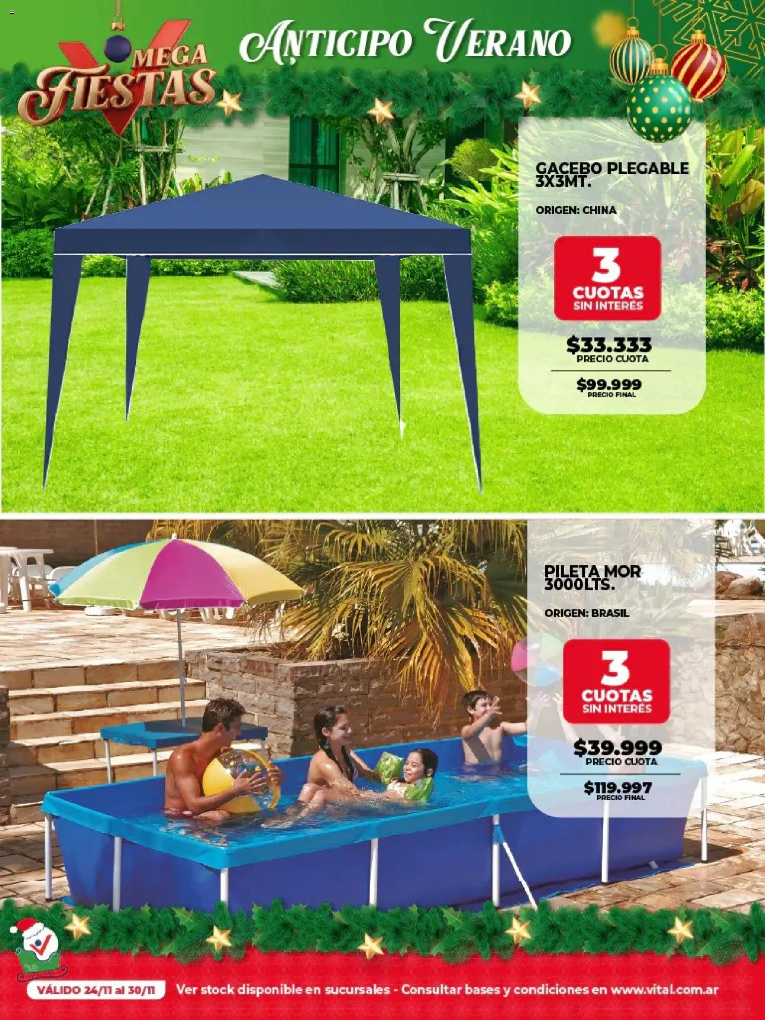 Vital - Especial Navidad │ válido desde el 24.11.2025 | Página: 9 | Productos: Pileta