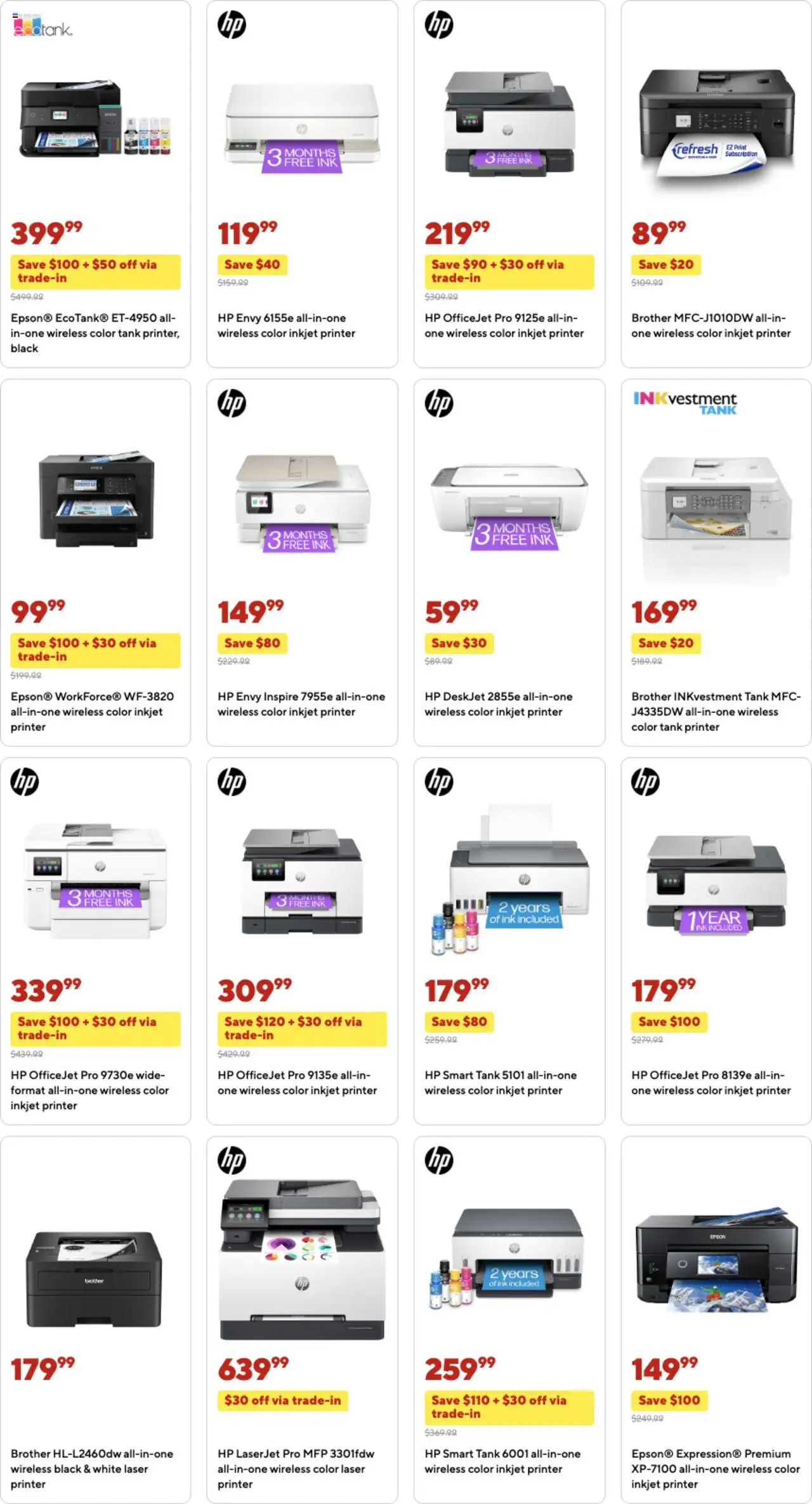 Staples Weekly Ad - valid from 07.09.2025 | Page: 5 | Products: Ink, Printer