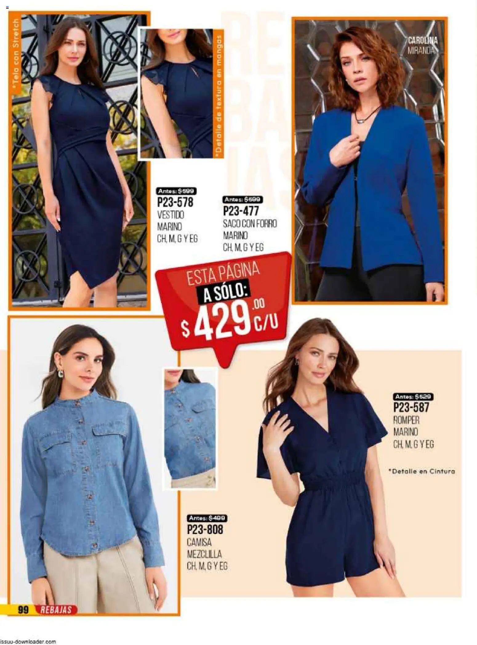 Nuevas ofertas de Cklass válidas en toda la República Mexicana desde el 31.10.2025. ¡Encuentra las mejores ofertas en Cklass catálogo Super Rebajas Ropa! | Página: 102 | Productos: Camisa, Vestido