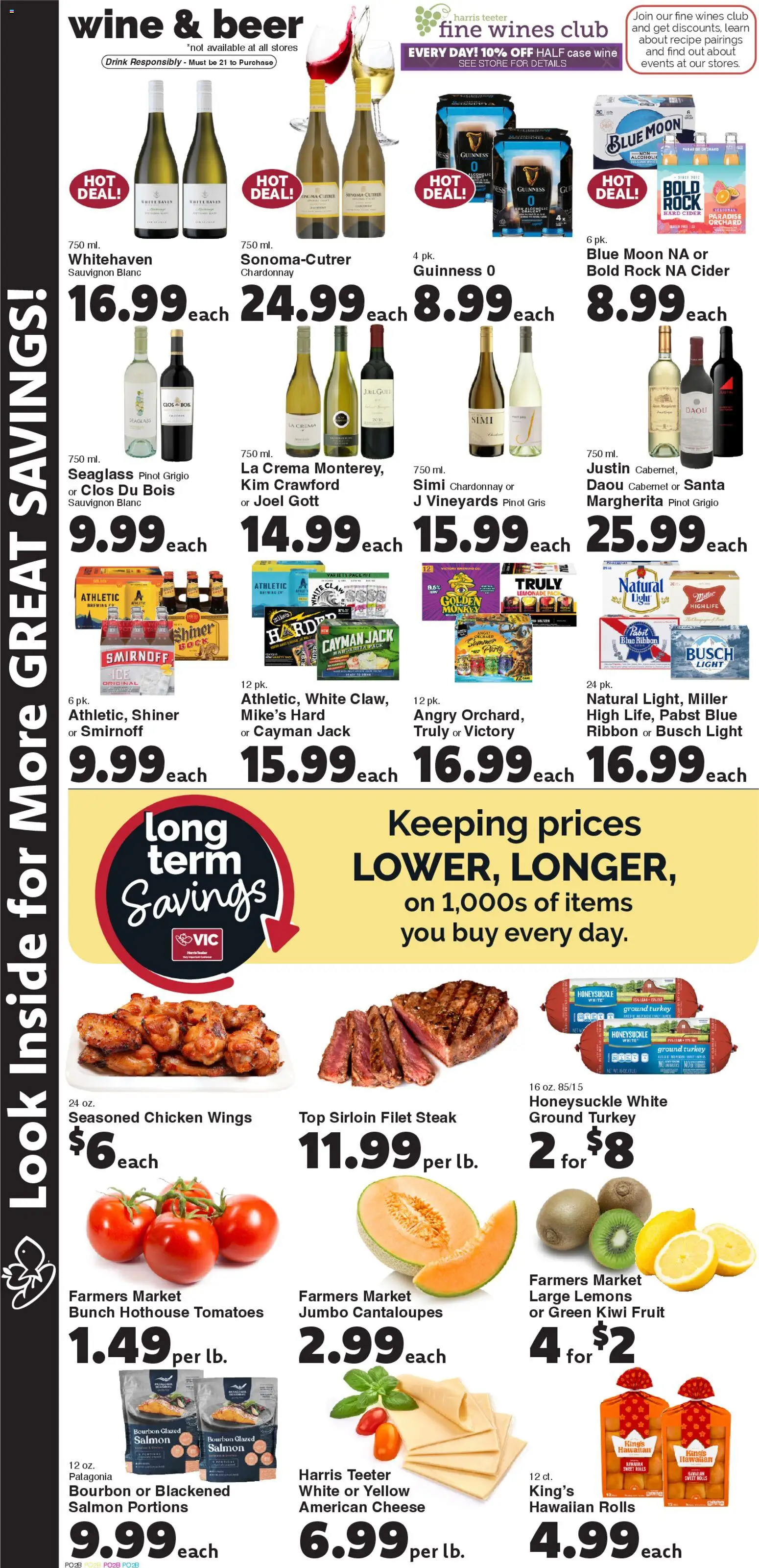 Harris Teeter Weekly Ad - valid from 31.12.2025 | Page: 9 | Products: Cheese, Beer, Bourbon, Kiwi