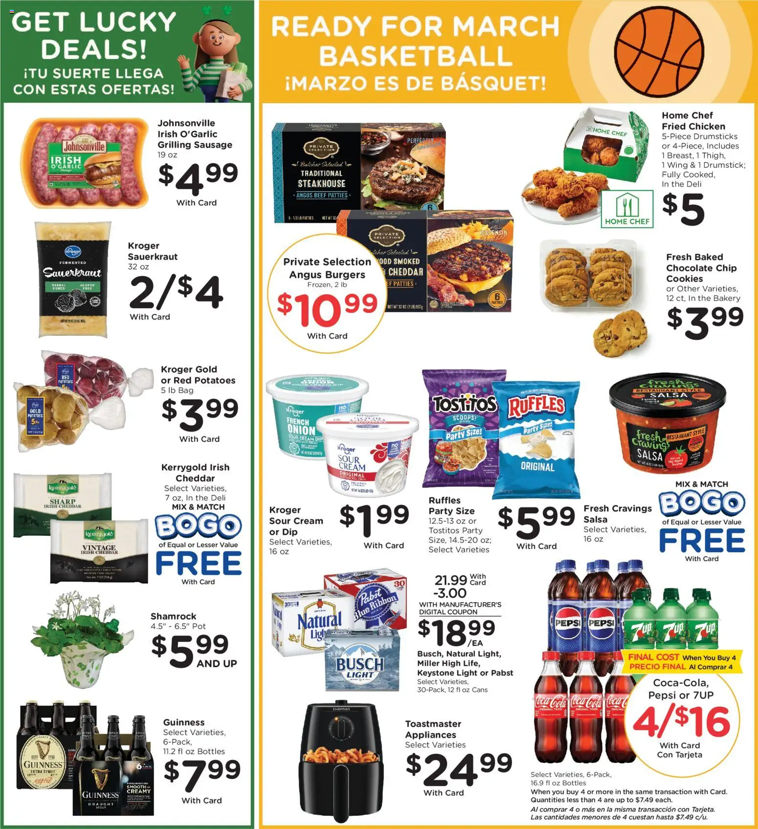 Smith's Weekly Ad - WY - valid from 11.03.2026 | Page: 4 | Products: Bakery, Sour cream, Beef, Sausage