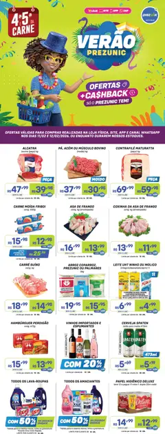 Encarte Prezunic - Pré-Visualização do folheto da loja Prezunic, válido de 11.02.2026